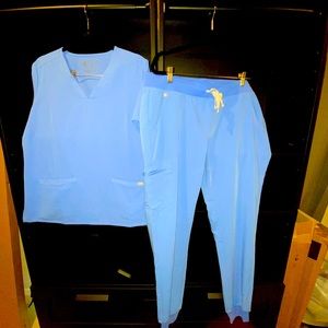 Figs Ceil Blue L Casma and XL/T Zamora Joggers